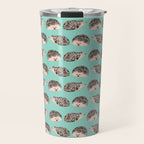 Hedgehog Turquoise Travel Mug Gallery Image 1