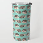 Hedgehog Turquoise Travel Mug Gallery Image 2