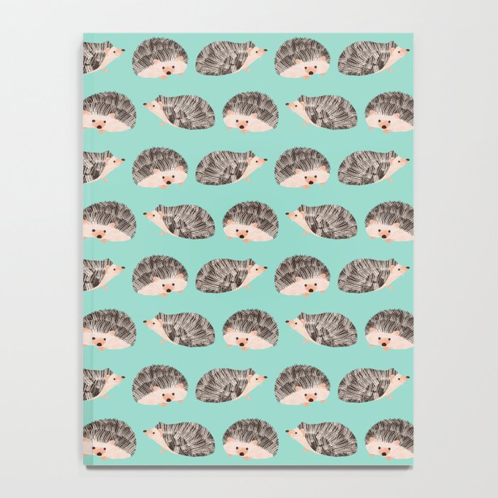 Hedgehog Turquoise Notebook Gallery Image 4
