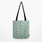 Hedgehog Turquoise Tote Bag Gallery Image 2
