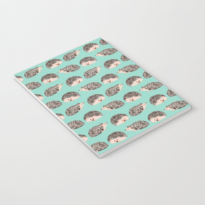 Hedgehog Turquoise Notebook Gallery Image 3