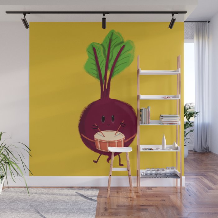 Beet's drum beat Wall Mural Gallery Image 1