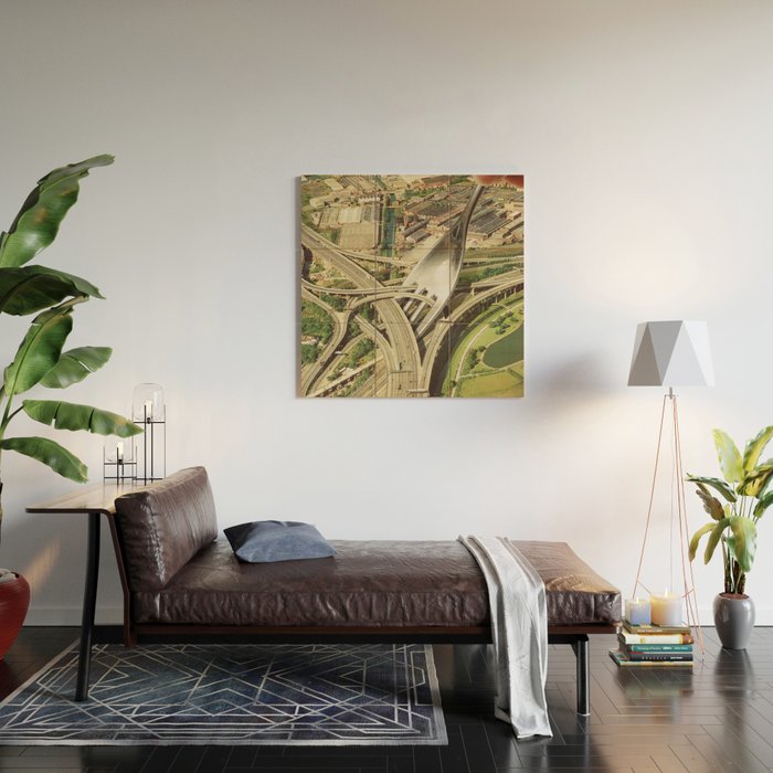 Spaghetti Junction II - Street Food Wood Wall Art Gallery Image 2