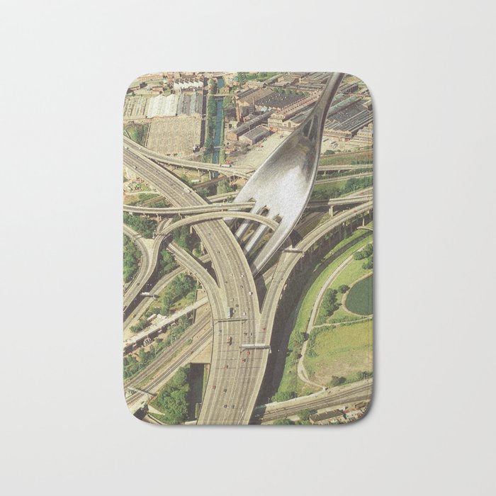 Spaghetti Junction II - Street Food Bath Mat Gallery Image 1