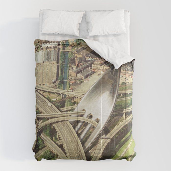 Spaghetti Junction II - Street Food Comforter Gallery Image 6