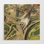 Spaghetti Junction II - Street Food Wood Wall Art Gallery Image 1
