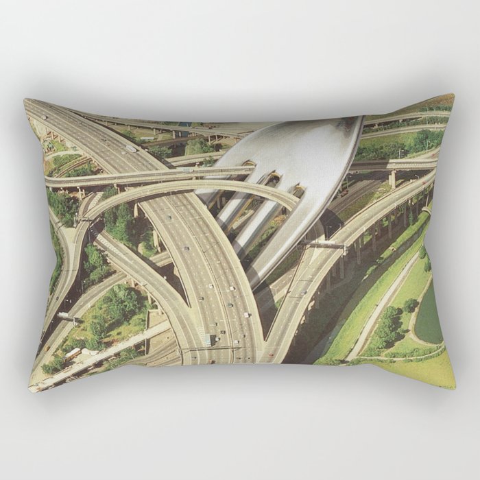 Spaghetti Junction II - Street Food Rectangular Pillow Gallery Image 2