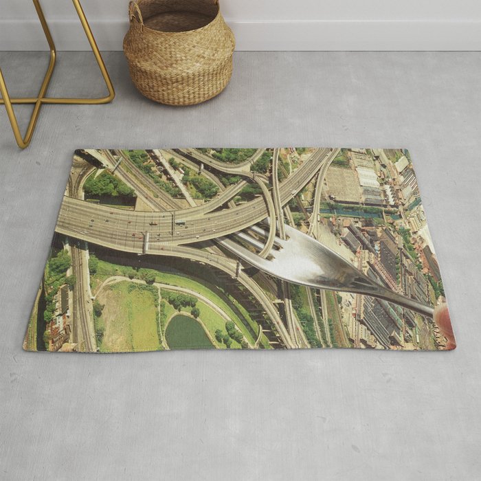 Spaghetti Junction II - Street Food Rug Gallery Image 1