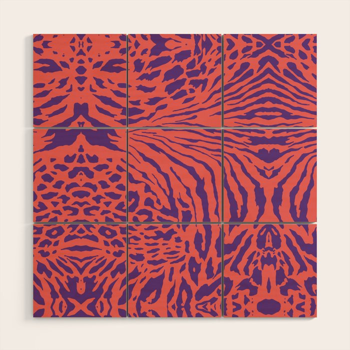 Untamed Blaze Wood Wall Art Gallery Image 1