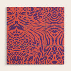 Untamed Blaze Wood Wall Art Gallery Image 1