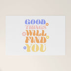 Good Things will Find You Welcome Mat Gallery Image 1