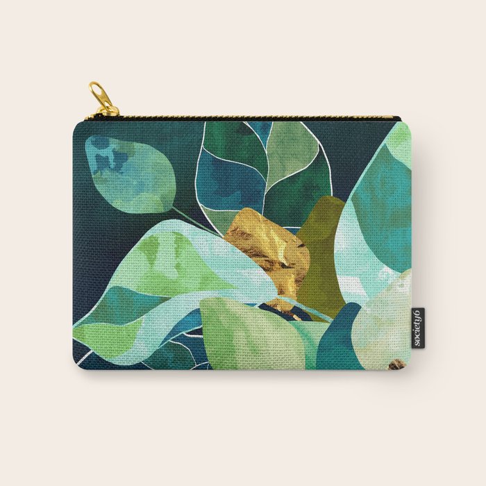 Indigo Plant I Carry All Pouch Gallery Image 1