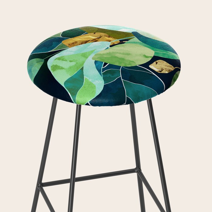 Indigo Plant I Stool Gallery Image 2