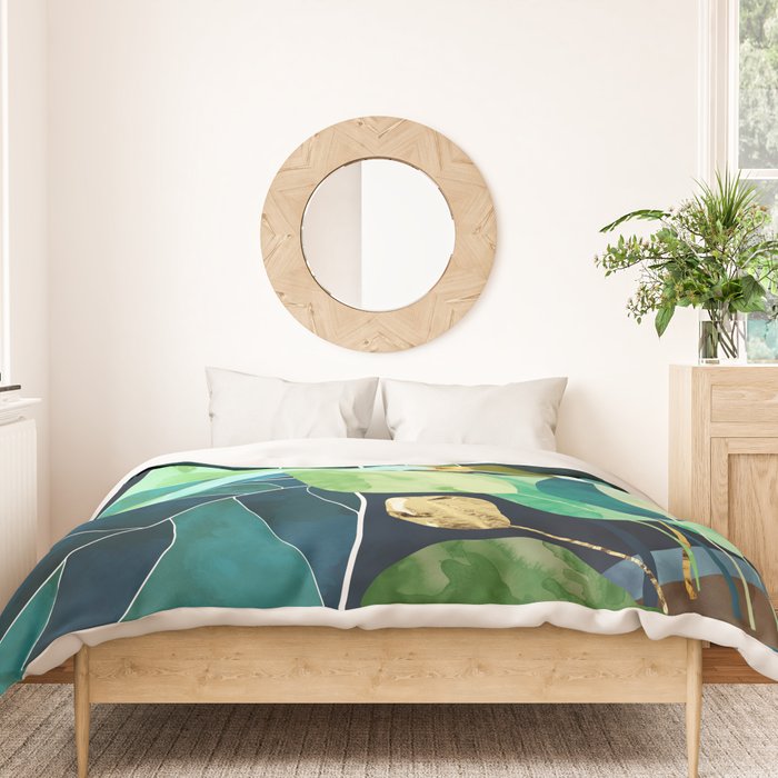 Indigo Plant I Duvet Cover Gallery Image 3