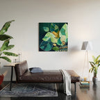 Indigo Plant I Wood Wall Art Gallery Image 2