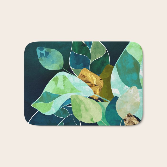Indigo Plant I Bath Mat Gallery Image 1