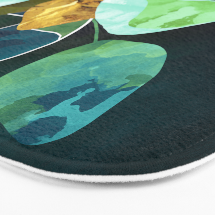 Indigo Plant I Bath Mat Gallery Image 3