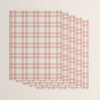Red And Cream Gingham Wrapping Paper Gallery Image 3