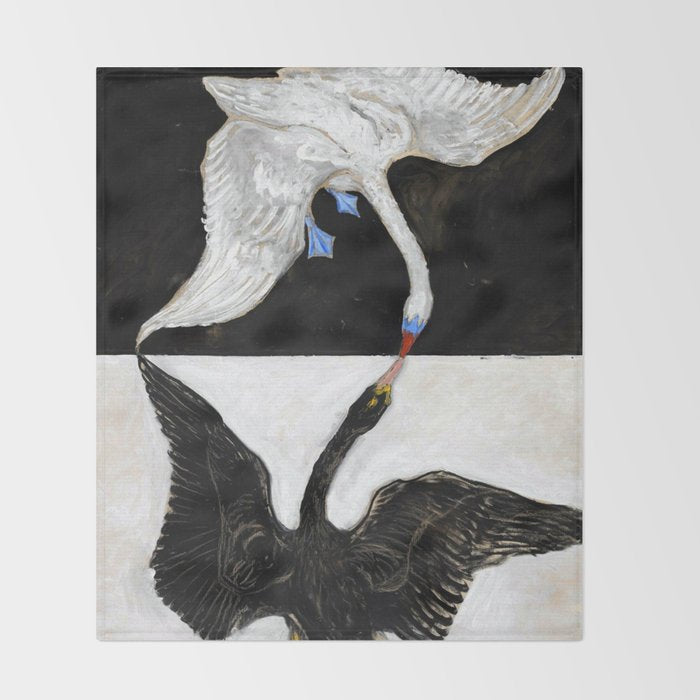 Hilma af Klint The Swan Throw Blanket Gallery Image 2