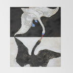 Hilma af Klint The Swan Throw Blanket Gallery Image 2