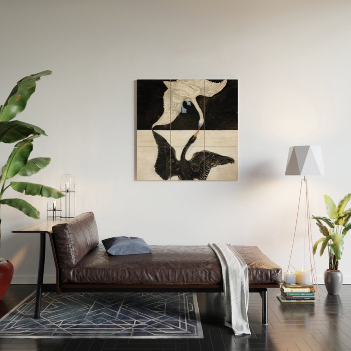 Hilma af Klint The Swan Wood Wall Art Gallery Image 2