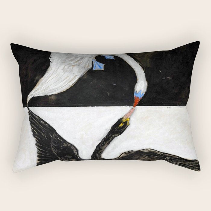 Hilma af Klint The Swan Rectangular Pillow Gallery Image 2