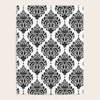 Black and White Damask Poster Gallery Image 4