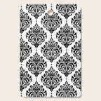 Black and White Damask Cutting Board Gallery Image 1