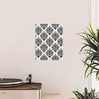 Black and White Damask Poster Gallery Image 2