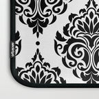 Black and White Damask Laptop Sleeve Gallery Image 3