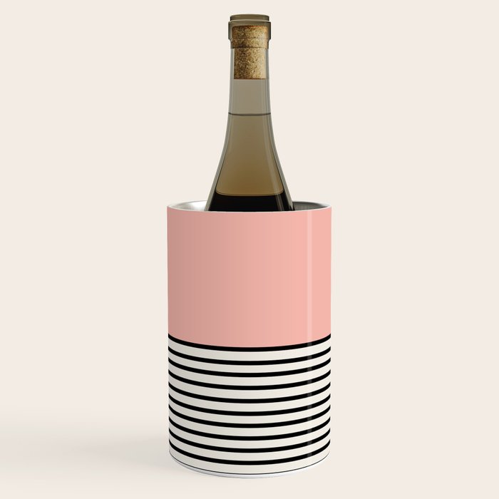Sunrise Sunset II - Pink Black Wine Chiller Gallery Image 2