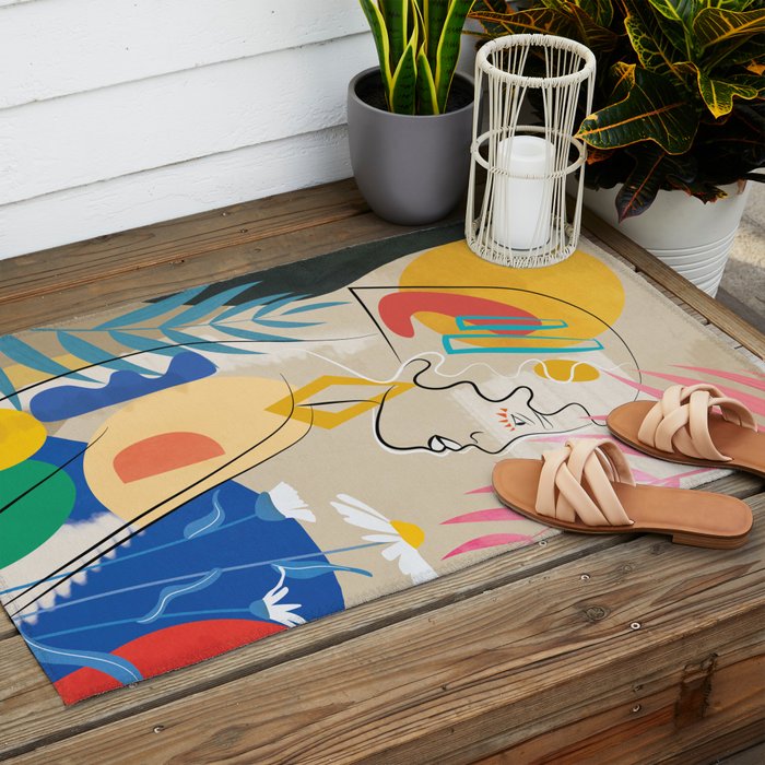 Nature Moment 8 Outdoor Rug Gallery Image 2
