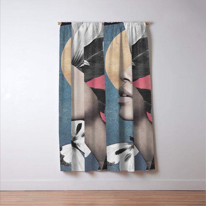 Portrait/Collage Art Window Curtain Gallery Image 3