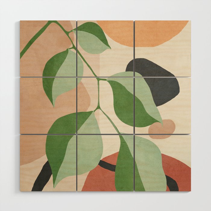 Colorful Branching Out 23 Wood Wall Art Gallery Image 1