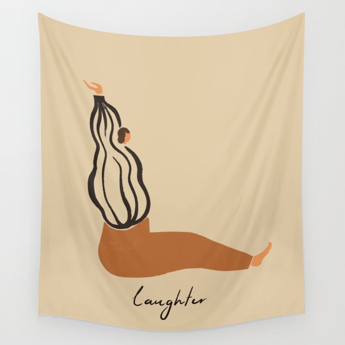 L for Laughter Wall Tapestry Gallery Image 4