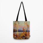 Tom Thomson Birches 1916 Canadian Landscape Artist Tote Bag Gallery Image 2
