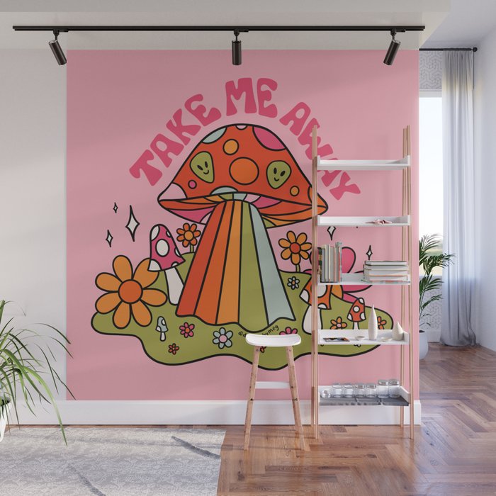 Take Me Away UFO Wall Mural Gallery Image 1