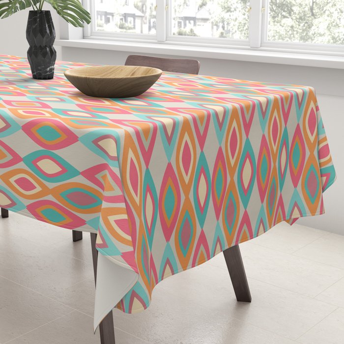 Alegre Midcentury Modern Tablecloth Gallery Image 3
