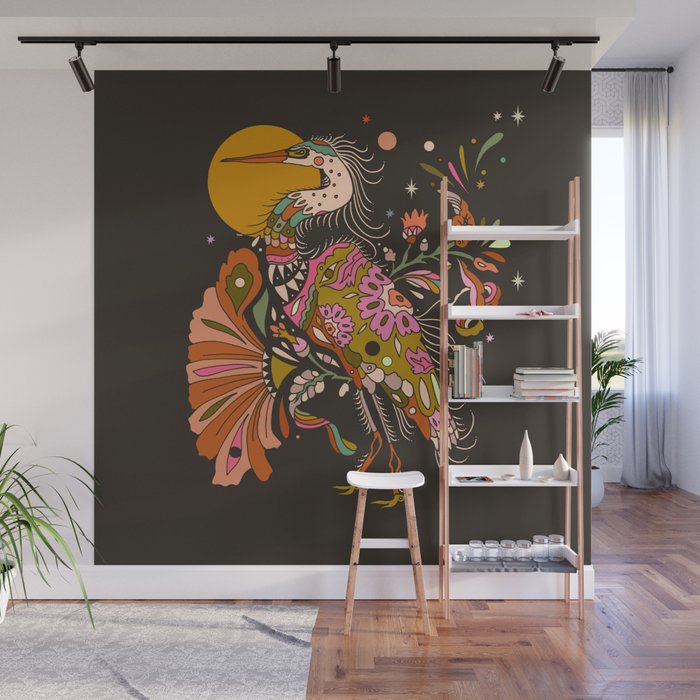 Crane Wall Mural Gallery Image 1