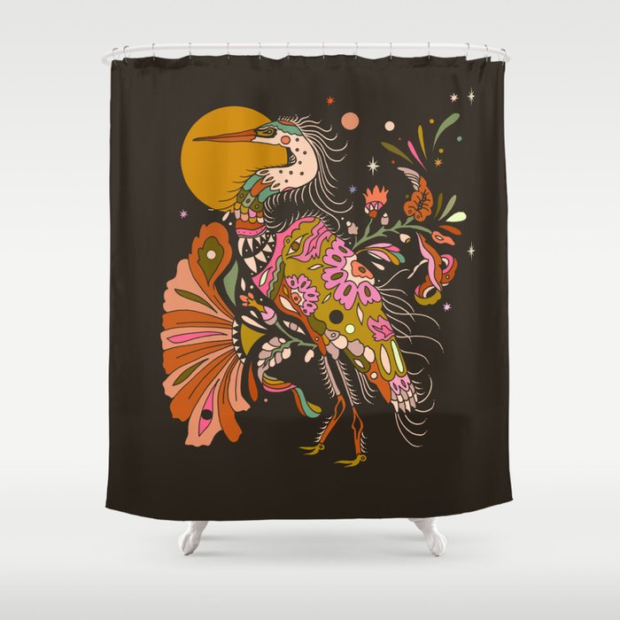 Crane Shower Curtain Gallery Image 1