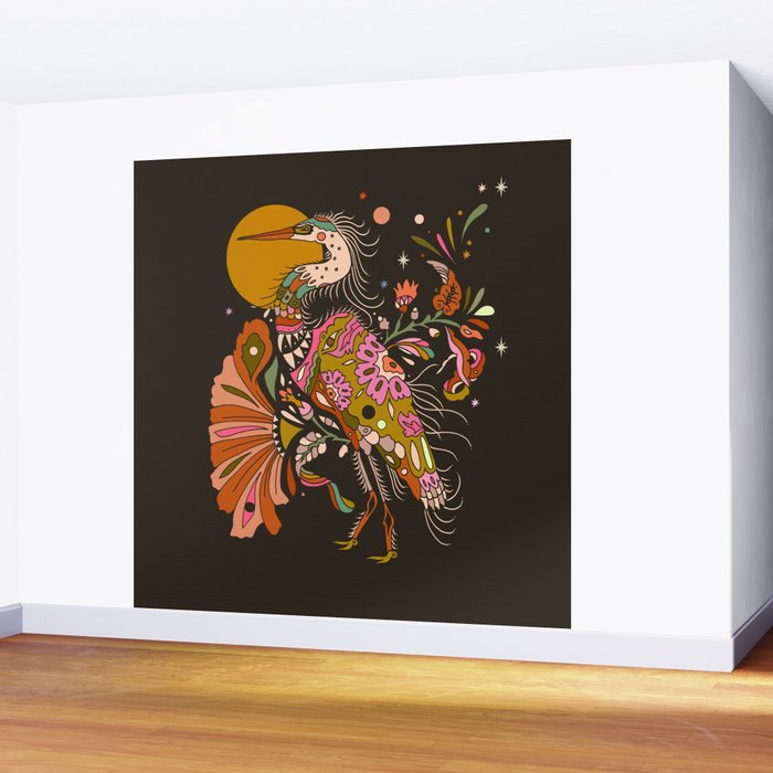 Crane Wall Mural Gallery Image 2