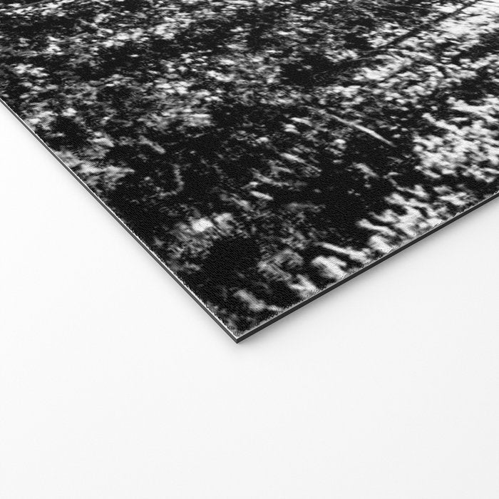 Empty Skilift // Black and White Snowboarding Dreaming of Winter Welcome Mat Gallery Image 2