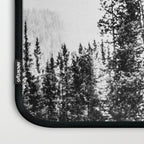 Empty Skilift // Black and White Snowboarding Dreaming of Winter Laptop Sleeve Gallery Image 3