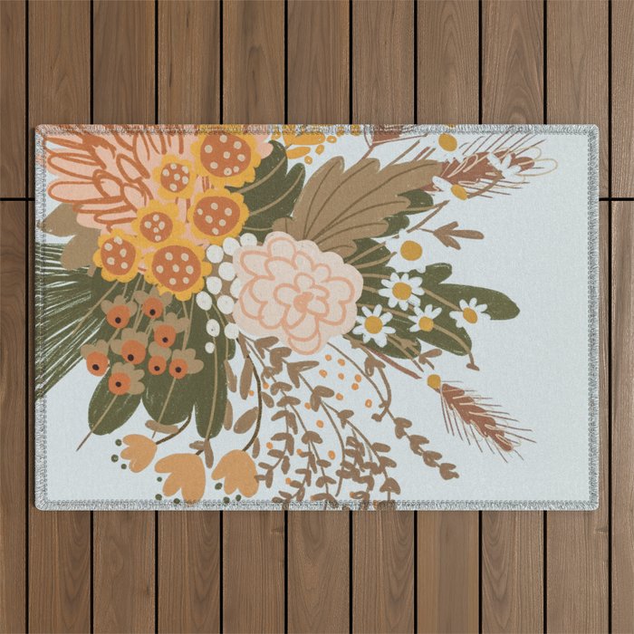 Ikebana #1 Outdoor Rug Gallery Image 1