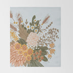 Ikebana #1 Throw Blanket Gallery Image 2
