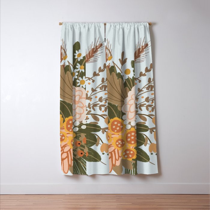 Ikebana #1 Window Curtain Gallery Image 3