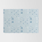 Retro Checkered Squares B Rug Gallery Image 2