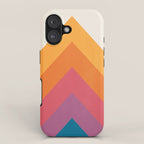 Candy Chevrons: Vintage 80s California Edition iPhone Case Gallery Image 1
