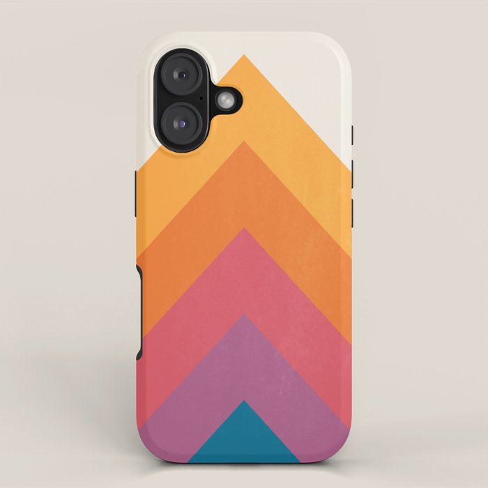 Candy Chevrons: Vintage 80s California Edition iPhone Case Gallery Image 1