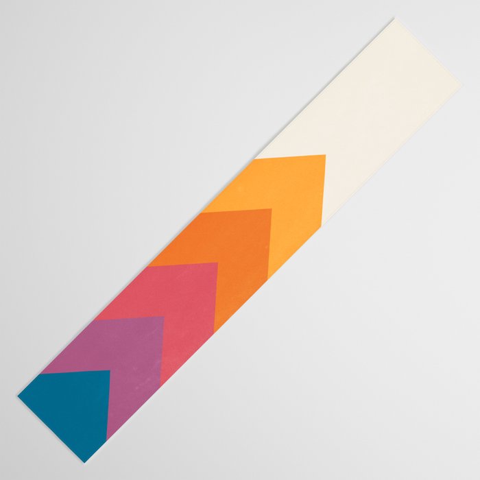 Candy Chevrons: Vintage 80s California Edition Table Runner Gallery Image 3